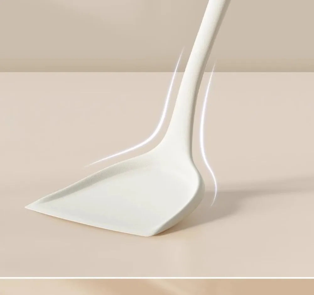 Dual Color Spatula Set Silicone Long Handle Kitchen Utensil Set Soup Spoon Heat-resistant Cooking Tool