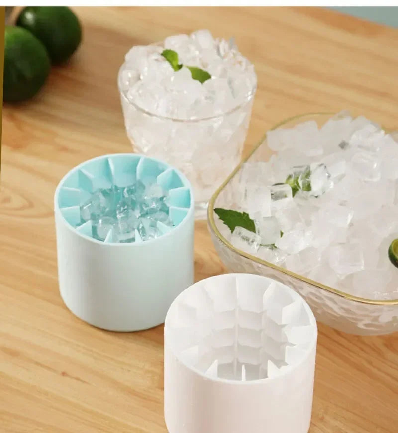 Round Ice Bucket Ice Cube Mold Summer Homemade DIY Refrigerator Freeze Ice Maker Creative Barware Tools