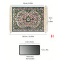 1pc Coffee Mat, Bohemian Style Coffee Pad Cup Mat, Multi-purpose Anti-slip Placemat, Coaster Coffee Accessories