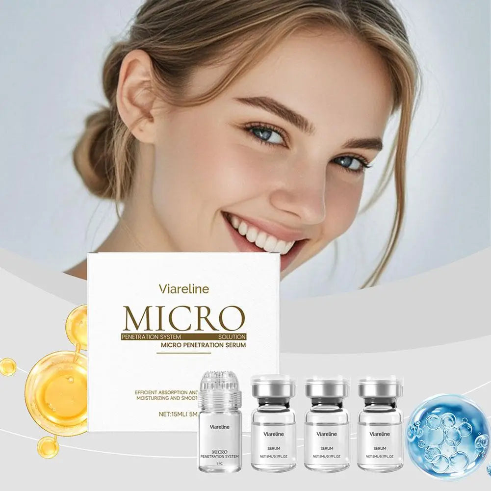 Collagen Anti-Wrinkle Essence Hydrating Firming Pore-Cleaning Anti-Aging Essence Set Hyaluronic Acid Stock Solutions Face Serum