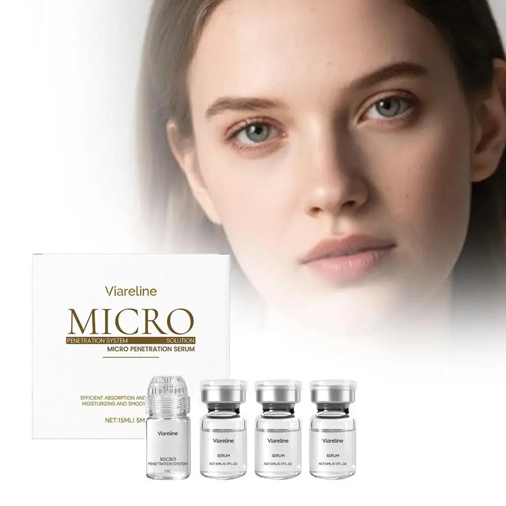 Collagen Anti-Wrinkle Essence Hydrating Firming Pore-Cleaning Anti-Aging Essence Set Hyaluronic Acid Stock Solutions Face Serum
