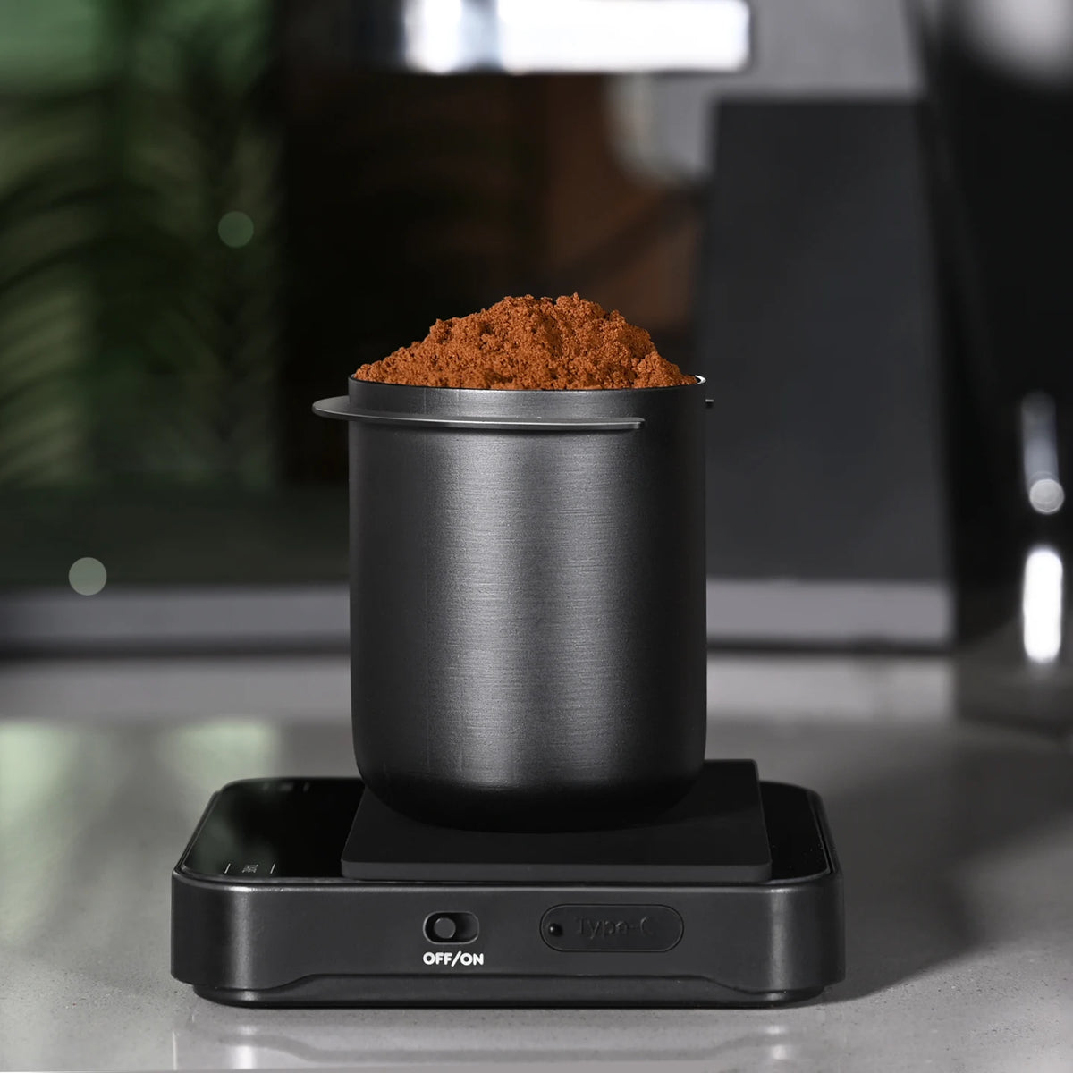 58mm Dosing Cup Sniffing Mug 304 Stainless Steel Coffee Dosing Cup Compatible with 58mm Espresso Portafilters Coffee Accessories