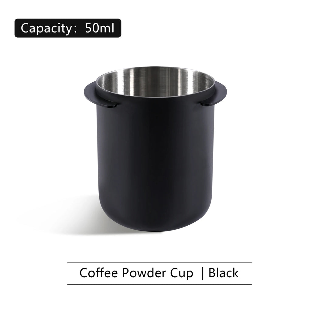 58mm Dosing Cup Sniffing Mug 304 Stainless Steel Coffee Dosing Cup Compatible with 58mm Espresso Portafilters Coffee Accessories