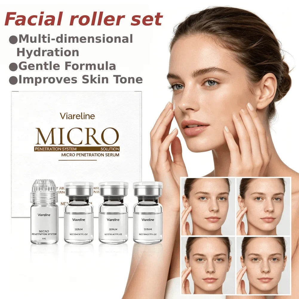 Collagen Anti-Wrinkle Essence Hydrating Firming Pore-Cleaning Anti-Aging Essence Set Hyaluronic Acid Stock Solutions Face Serum