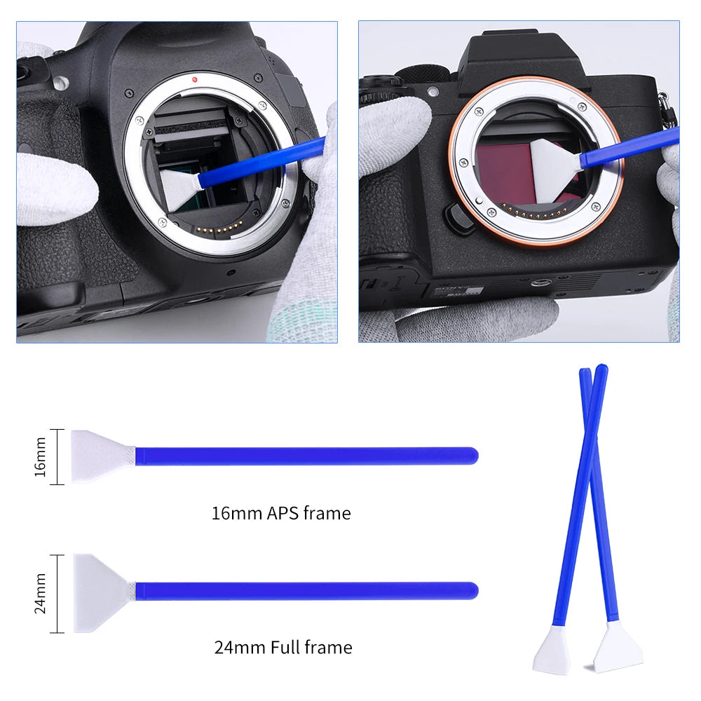 K&F Concept 23 in 1 Camera Cleaning suit Kit for SLR Cameras Full Frame DSLR Camera Lens With Blue Waterproof Bag