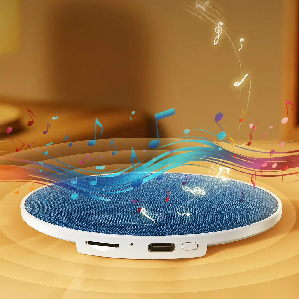 Under Pillow Three Different Styles Mini Bluetooth Speaker Hifi Stereo Sound Machine White Noise  For Bedroom Sleep