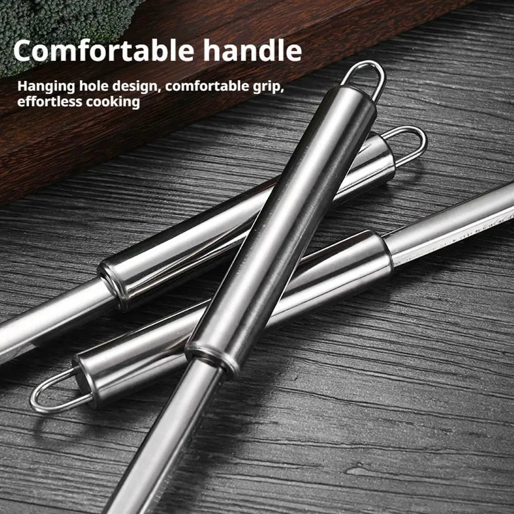 5PCS/SET 304 Stainless Steel Practical Spatula Kitchen Utensil Set Cooking Tool Slotted Turner Rice Spoon Ladle Cooking Tools