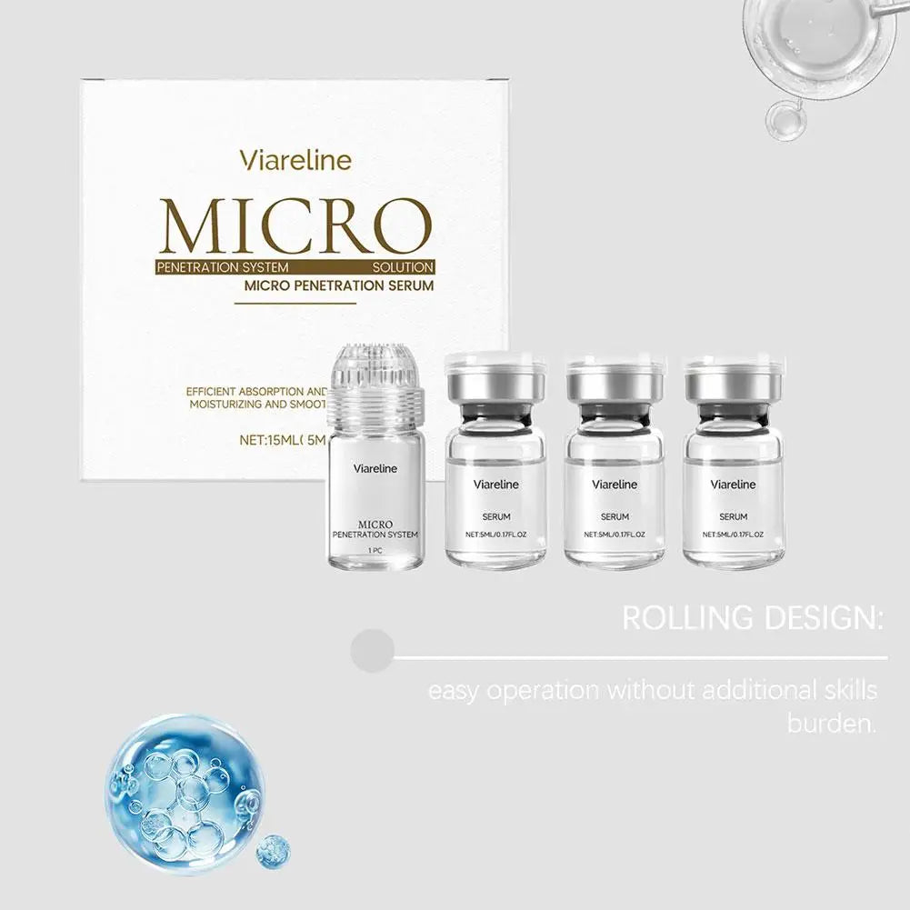 Collagen Anti-Wrinkle Essence Hydrating Firming Pore-Cleaning Anti-Aging Essence Set Hyaluronic Acid Stock Solutions Face Serum