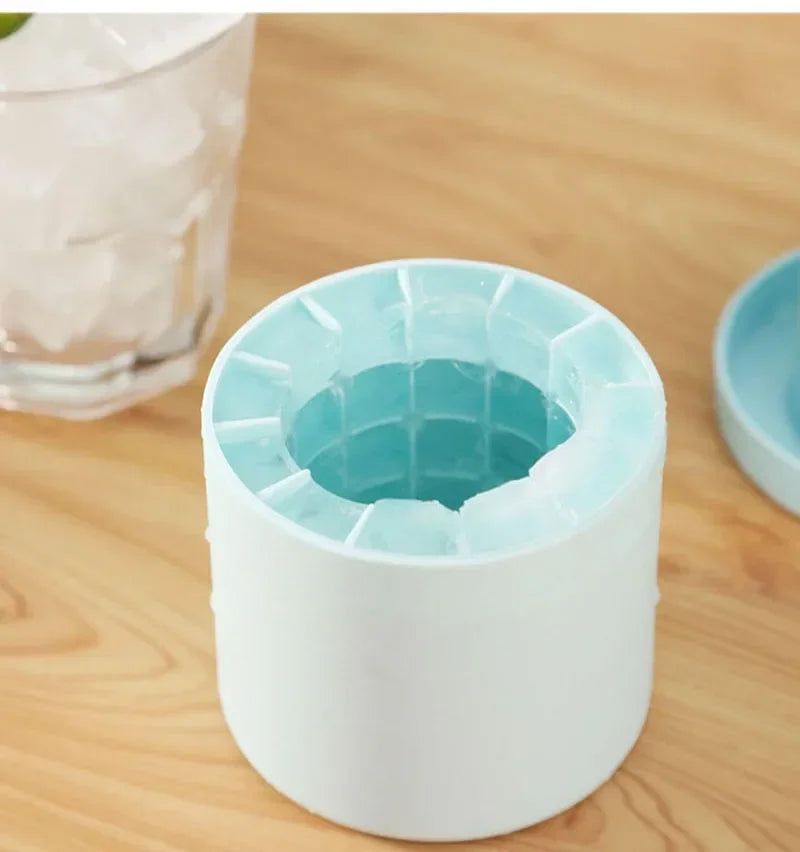 Round Ice Bucket Ice Cube Mold Summer Homemade DIY Refrigerator Freeze Ice Maker Creative Barware Tools