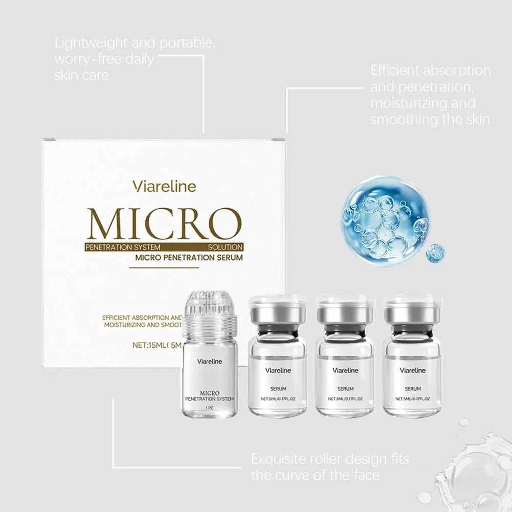 Collagen Anti-Wrinkle Essence Hydrating Firming Pore-Cleaning Anti-Aging Essence Set Hyaluronic Acid Stock Solutions Face Serum