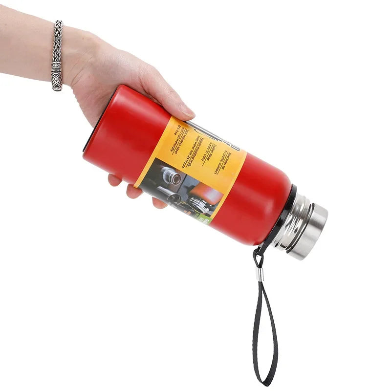 500/1000/1500ml Thermos Cup Stainless Steel Large Capacity Sports Water Bottle Vacuum Flask Portable Insulated Tumbler with Rope