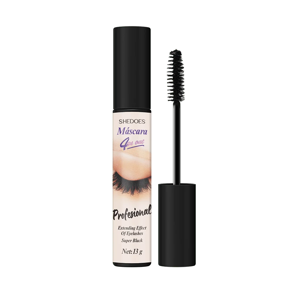 4D mascara is long-lasting, slender, curled and dense, waterproof, sweat-proof and non-smudging.