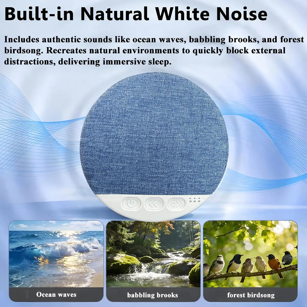 Under Pillow Three Different Styles Mini Bluetooth Speaker Hifi Stereo Sound Machine White Noise  For Bedroom Sleep