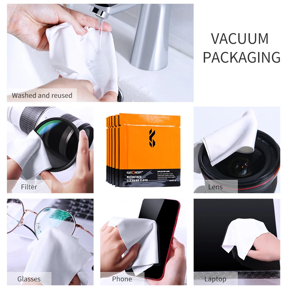 K&F Concept 23 in 1 Camera Cleaning suit Kit for SLR Cameras Full Frame DSLR Camera Lens With Blue Waterproof Bag
